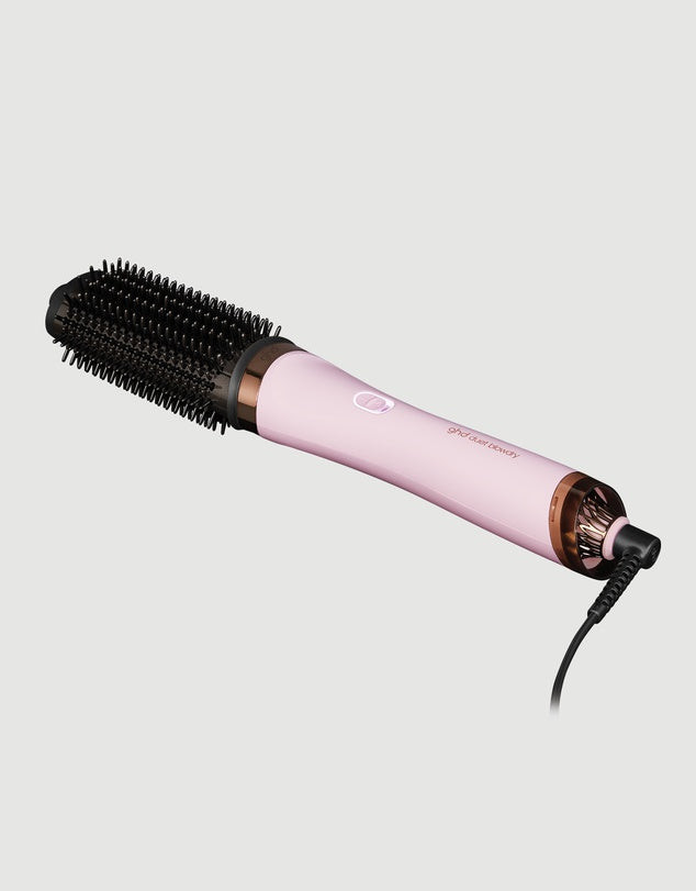 NEW ghd Duet Blowdry Limited Edition Hair Dryer Brush in Pink Sorbet.