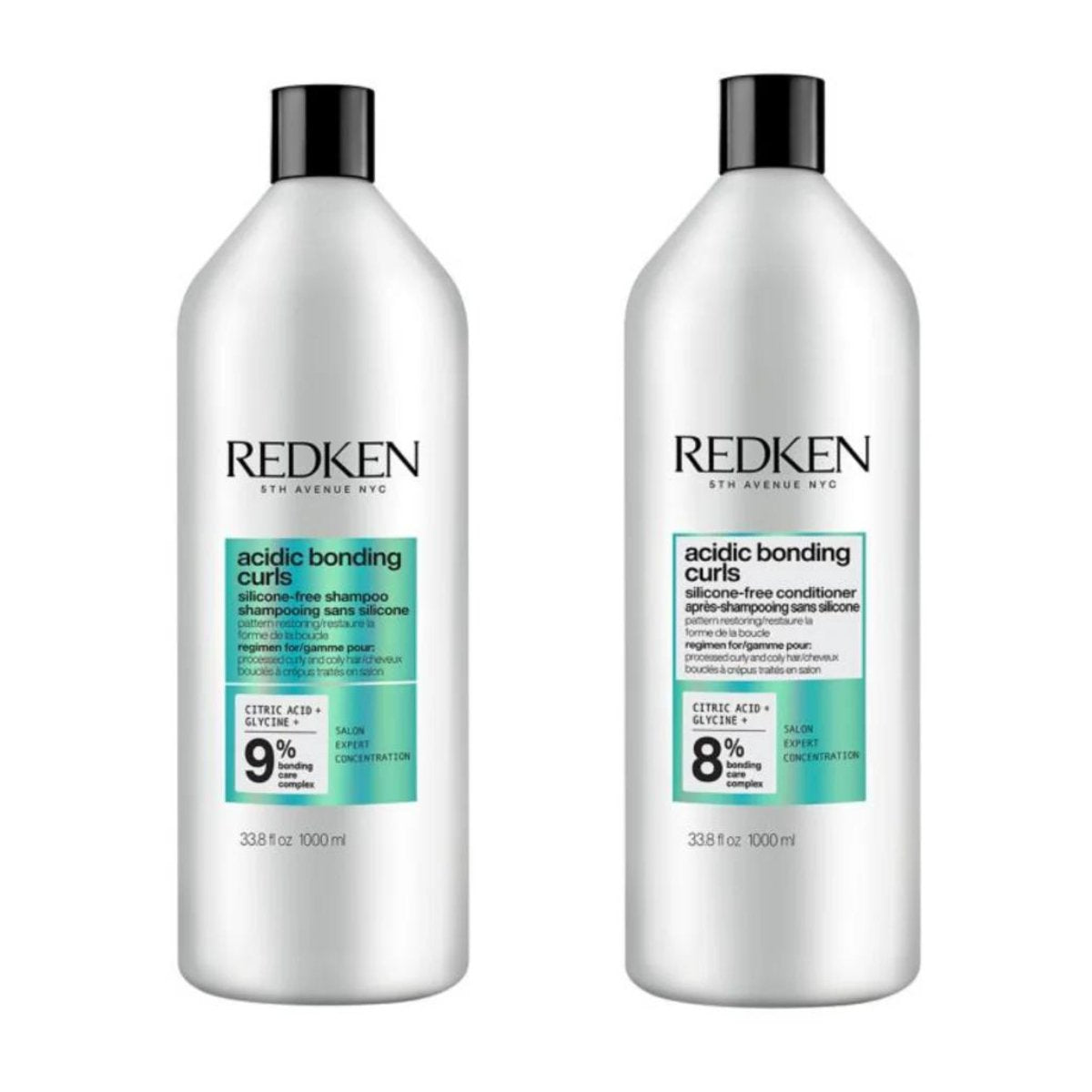 REDKEN ACIDIC BONDING CURLS SHAMPOO & CONDITIONER 1000ML BUNDLE