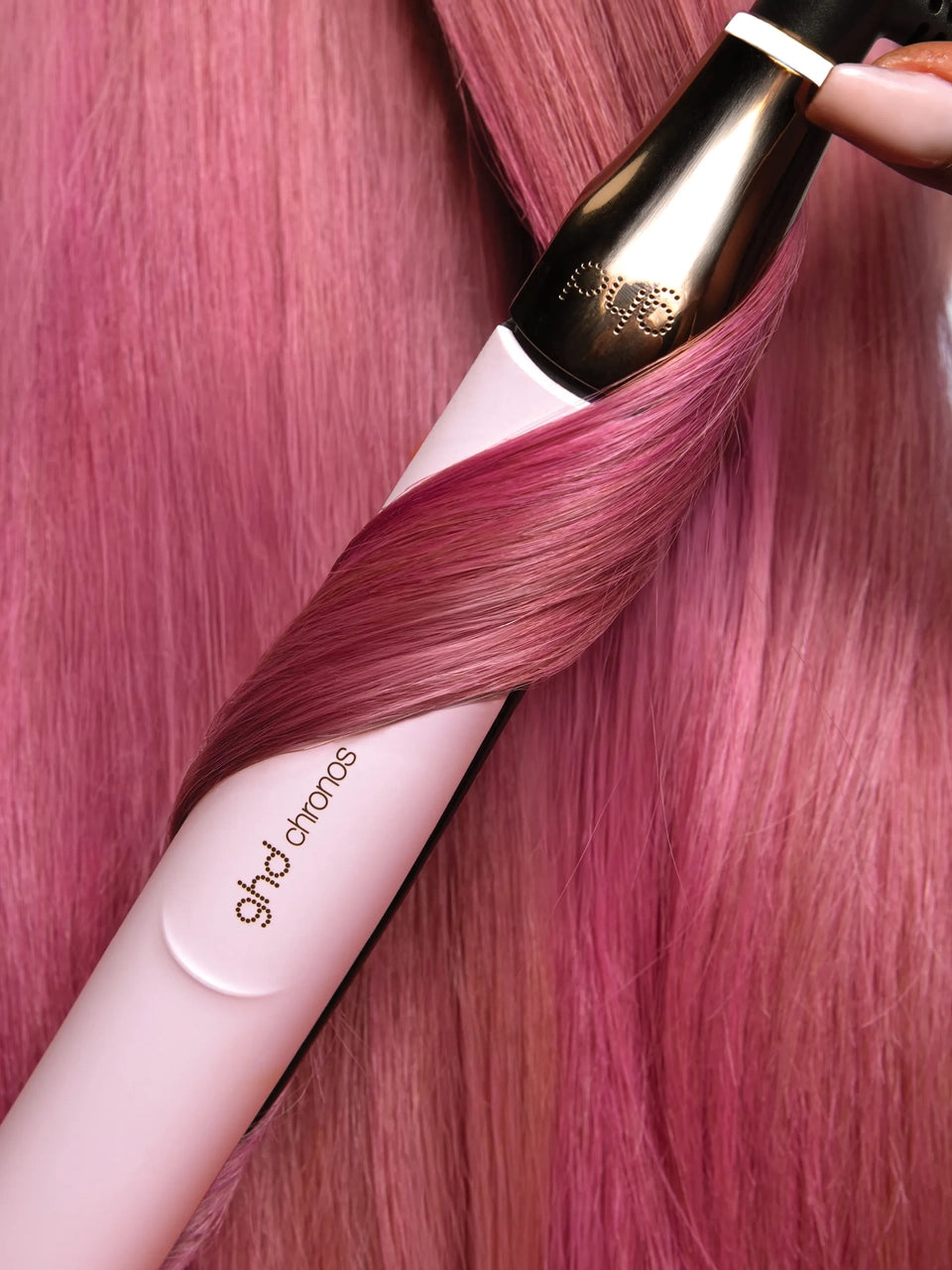GHD pink sorbet chronos 2025 breast cancer edition.