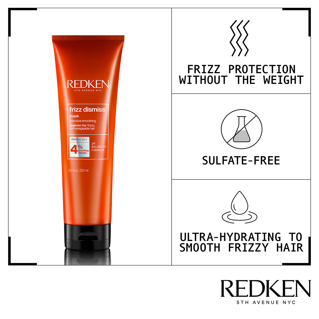 FRIZZ DISMISS HAIR MASK INTENSE SMOOTHING TREATMENT