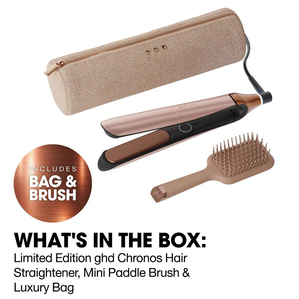 GHD Chronos in cashmere beige giftset