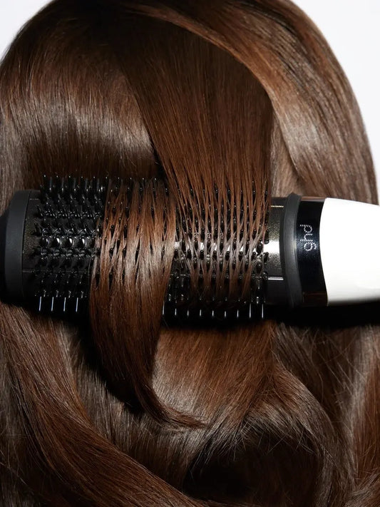 NEW GHD DUET BLOWDRY HAIR DRYER BRUSH IN WHITE