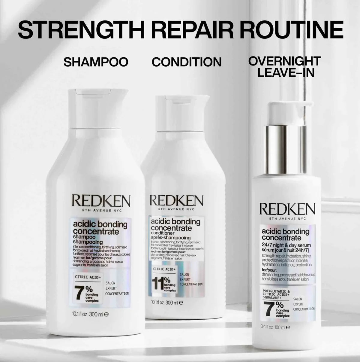 Redken Acidic Bonding Concentrate 24/7 Night & Day Serum 100ml