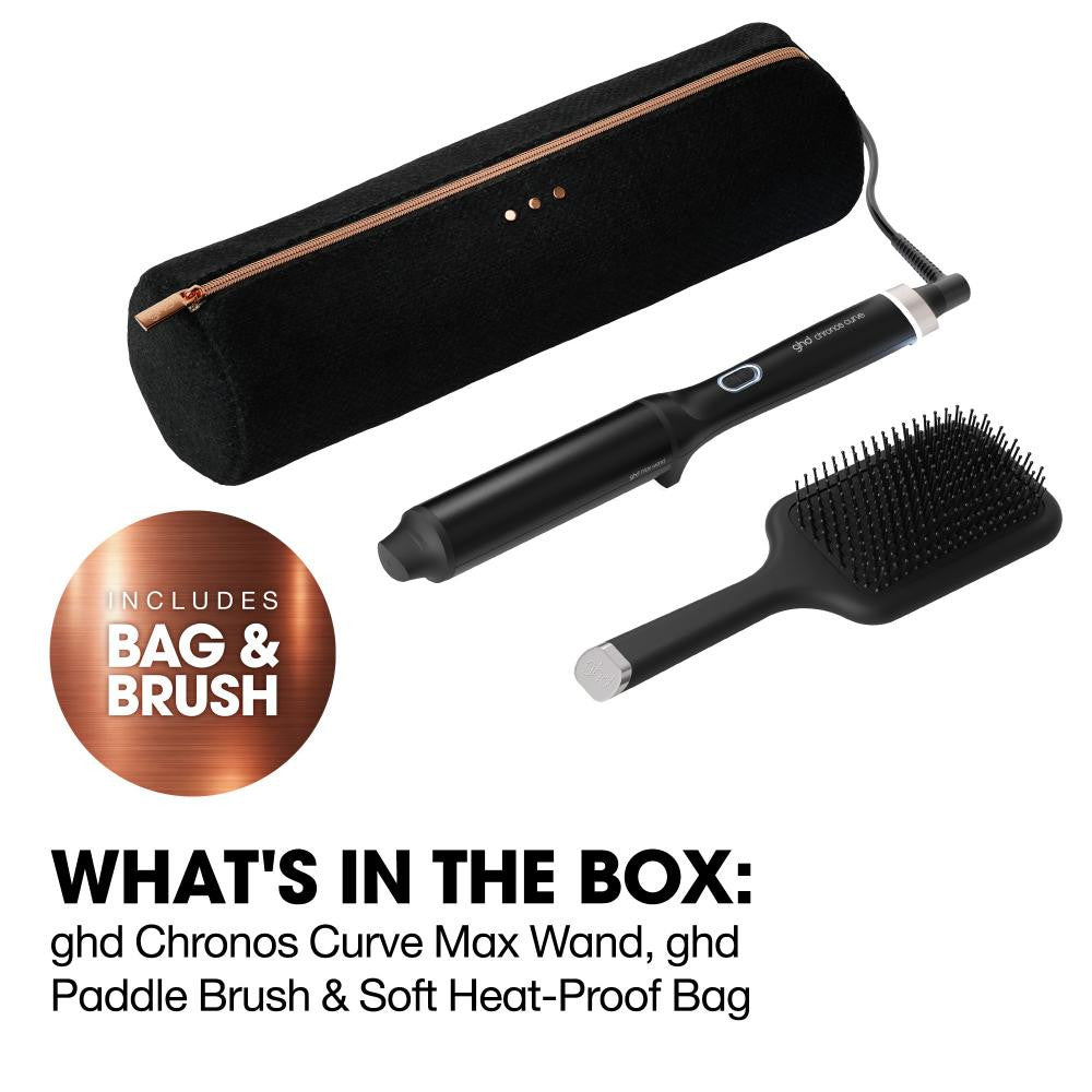 GHD Chronos Curve Max Wand Giftset.