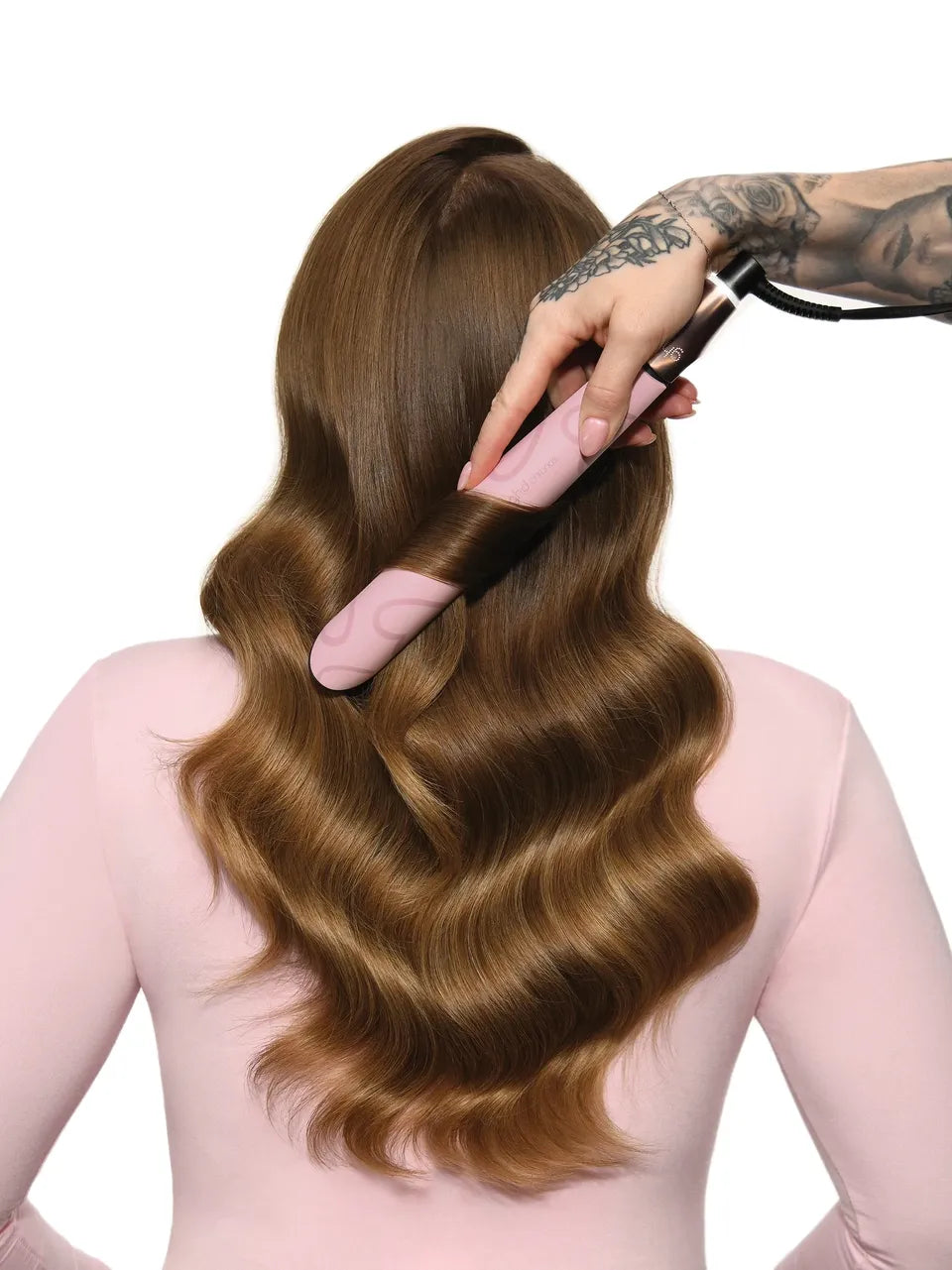 Chronos Ultra-Fast Hair Straightener In Dusted Pink