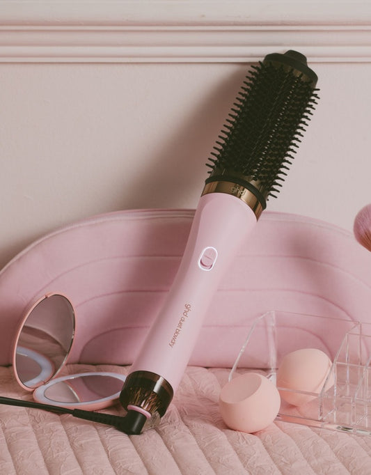 NEW ghd Duet Blowdry Limited Edition Hair Dryer Brush in Pink Sorbet.