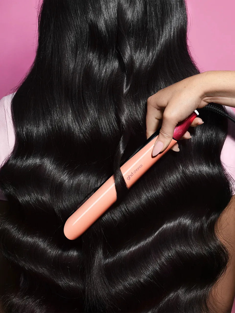 NEW GHD CHRONOS PROFESSIONAL HAIR STRAIGHTENER (26MM PLATE) SUN-KISSED PEACH