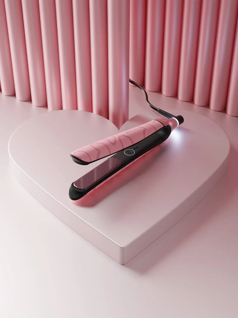 Chronos Ultra-Fast Hair Straightener In Dusted Pink