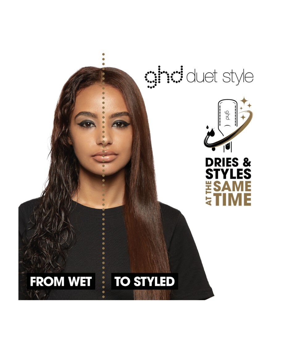 GHD Duet Styler Hot Air Styler in White